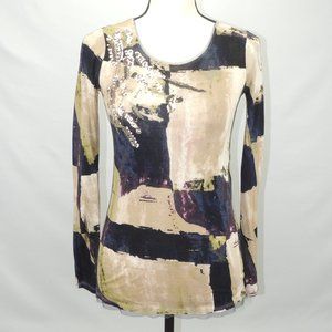 Beaded Vera Wang Tee Shirt